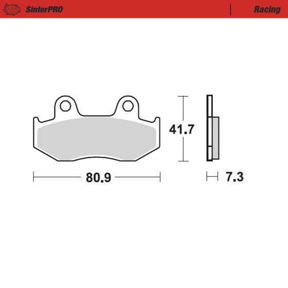 ATC 350 X (1985 - 1985) sintered metal racing brake pads | MOTO-MASTER