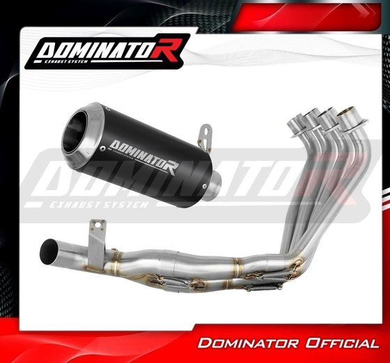 CBR 650 (2019 - 2023) full exhaust system silencer gp black | Dominator