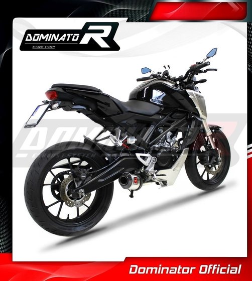 CB 125 R NEO (2018 - 2020) exhaust full system silencer hp3 | Dominator