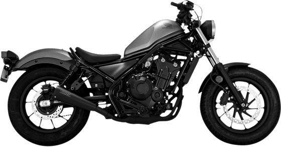 CMX 300 REBEL (2017 - 2020) black rebel muffler | VANCE & HINES