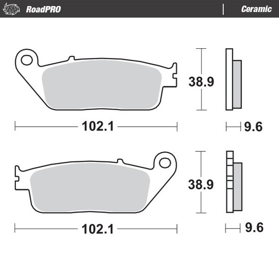 VT 750 CD SHADOW (1998 - 1998) ceramic brake pad | MOTO-MASTER