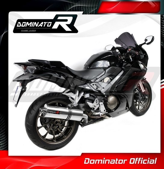 VFR 800 F (2014 - 2019) exhaust silencer oval | Dominator