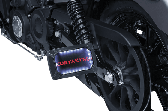 CMX 300 REBEL (2017 - 2020) side license plate mount clamp in black | KURYAKYN