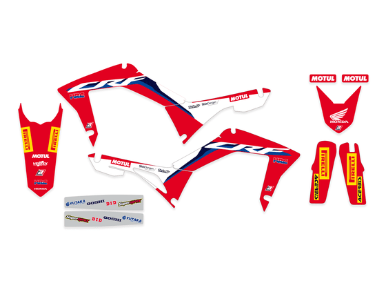 CRF 250 L RALLY (2018 - 2019) graphic windshield cover | BLACKBIRD RACING