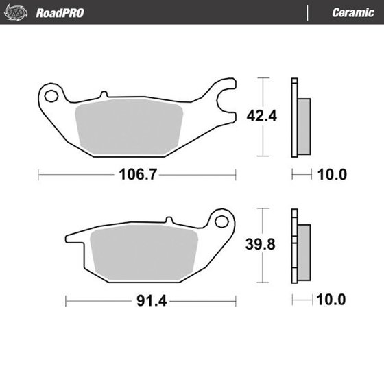 XL 125 V VARADERO (2001 - 2011) ceramic brake pad | MOTO-MASTER