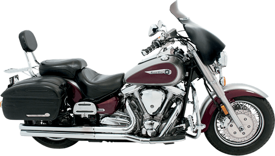 VT 750 C SHADOW (2004 - 2022) slotted slim windshield trim | MEMPHIS SHADES HD