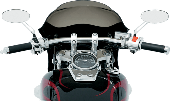 VT 750 DC SHADOW (2000 - 2007) bullet fairing with 7" cutout - black | MEMPHIS SHADES METRIC