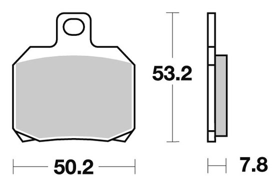 CBR 1000 RR-R SP (2020 - 2022) brakepads sintered rear | SBS