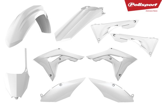 CRF 450 R (2014 - 2022) complete mx body kit white | POLISPORT