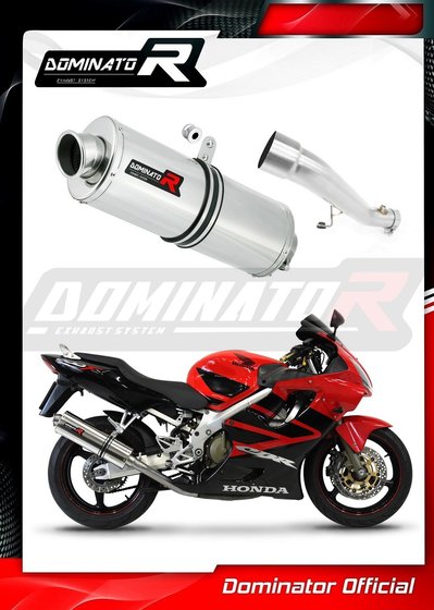 CBR 600 F (2001 - 2006) exhaust silencer oval | Dominator