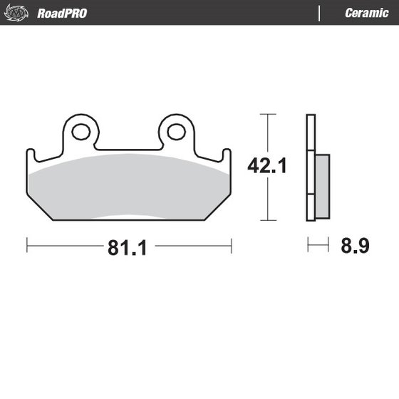 VFR 400 R (1986 - 1991) ceramic brake pad | MOTO-MASTER