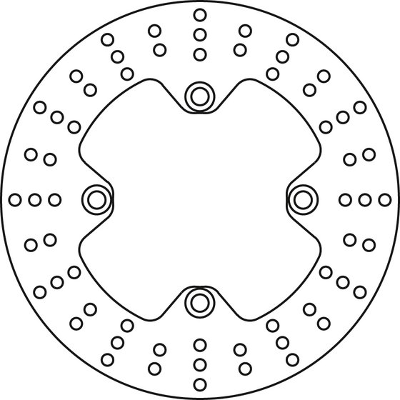 SH 150 (2007 - 2014) fixed rear brake rotor - 240mm round | TRW