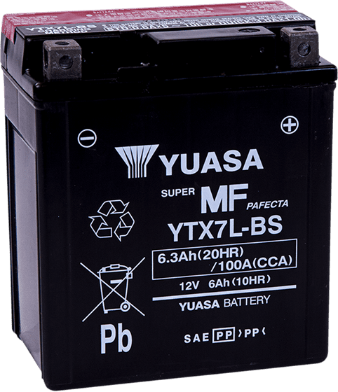 CB 300 F (2015 - 2018) yuasa battery ytx7l-bs (cp) with acidpack (5) | YUASA