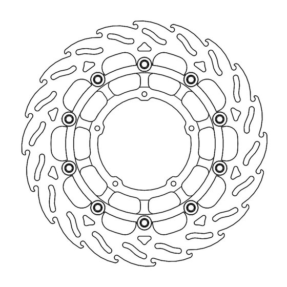 CRF 1100 L AFRICA TWIN (2022 - 2022) flame floating brake rotor | MOTO-MASTER