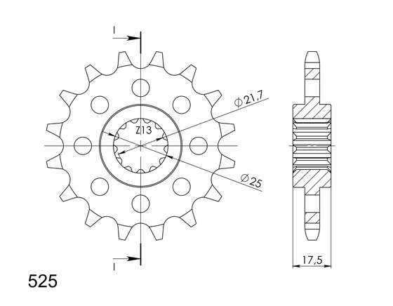 CB 500 (1994 - 2003) supersprox / jt front sprocket 297.15 | Supersprox