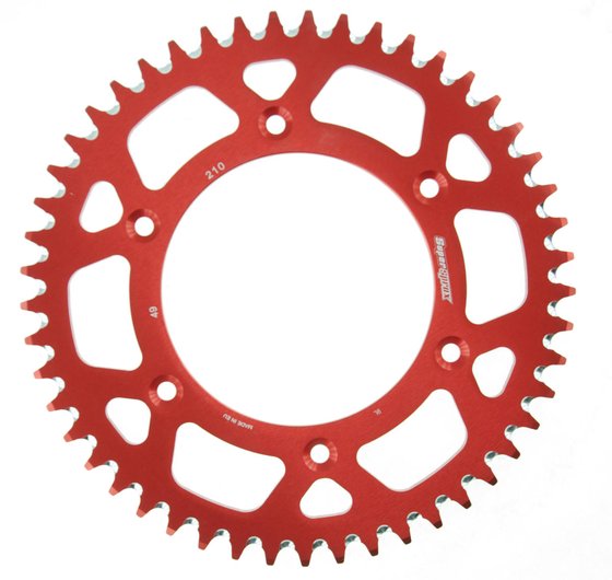 CRF 450 R (2017 - 2017) supersprox alu rear sprocket ho cr/crf red 49 | Supersprox