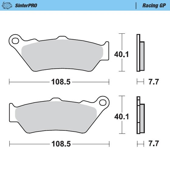 NX 650 DOMINATOR (1997 - 2000) sintered metal brake pads | MOTO-MASTER