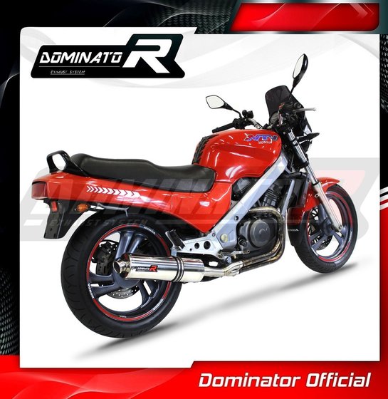 NTV 650 REVERE (1988 - 1997) exhaust silencer round | Dominator