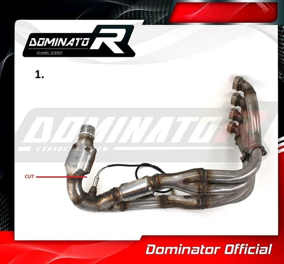 CBR 1000 RR (2004 - 2007) exhaust cat eliminator decat | Dominator