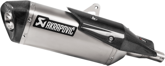 X ADV 750 (2017 - 2022) slip-on line muffler with titanium carbon end cap | AKRAPOVIC