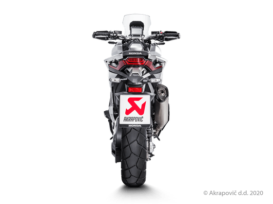 X ADV 750 (2017 - 2022) slip-on line muffler with titanium carbon end cap | AKRAPOVIC