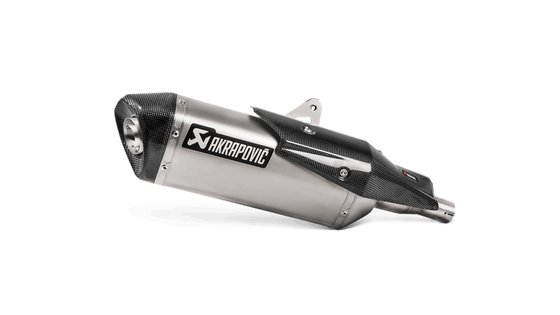 X ADV 750 (2017 - 2022) slip-on line muffler with titanium carbon end cap | AKRAPOVIC