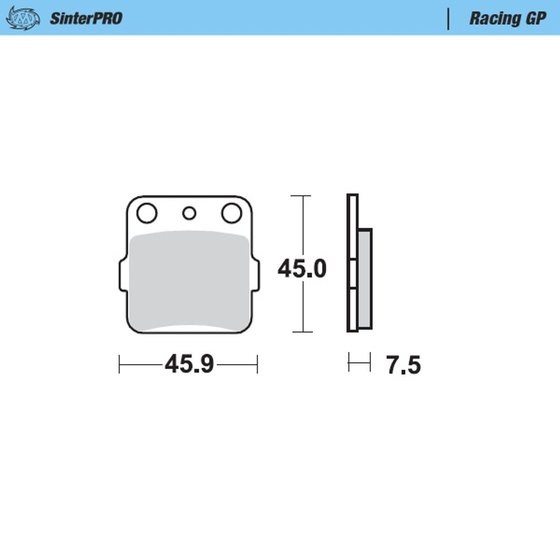 TRX 520 (2020 - 2022) racing brake pad | MOTO-MASTER