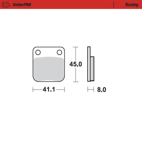 ATC 250 (1981 - 1981) sintered metal racing brake pads | MOTO-MASTER