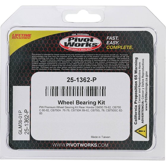 CB 650 (1979 - 1982) wheel bearing kit rear | All Balls