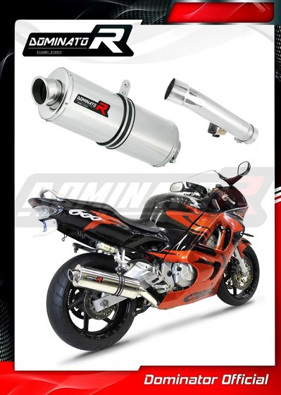 CBR 600 F (1970 - 2022) exhaust silencer ov | Dominator