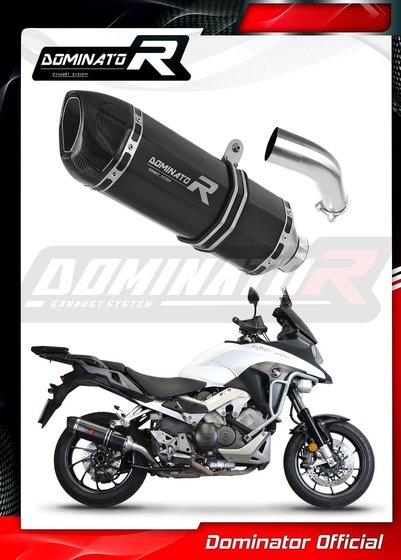 VFR 800 X CROSSRUNNER (2015 - 2021) exhaust silencer muffler hp1 black | Dominator