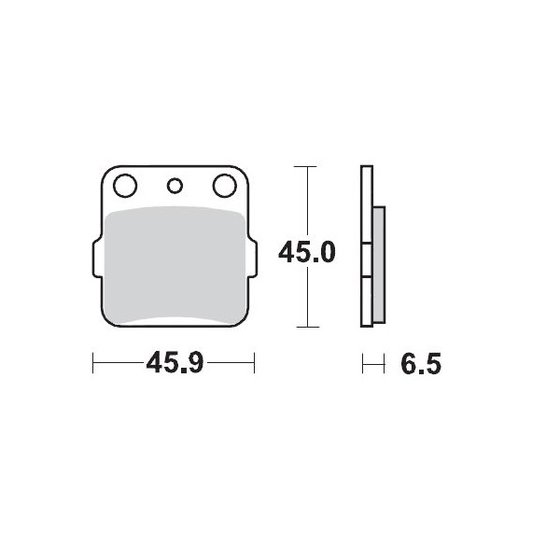 CRF 150 F (2007 - 2015) sintered metal racing brake pads | MOTO-MASTER