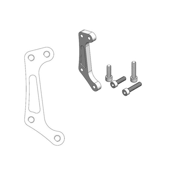 CRF 250 R (2014 - 2022) brake caliper relocation bracket | MOTO-MASTER