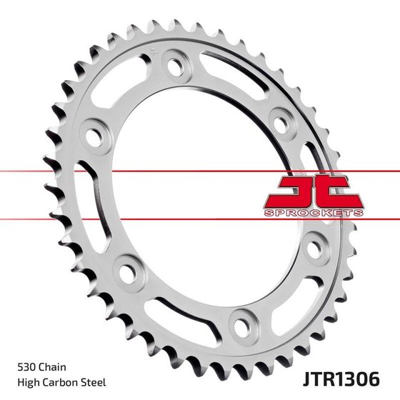 CBR 954 RR FIREBLADE (2002 - 2003) rear steel sprocket - 40 teeth | JT Sprockets