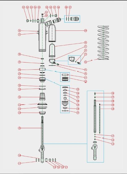 CR 125 R (1993 - 2000) shock bumper | KYB