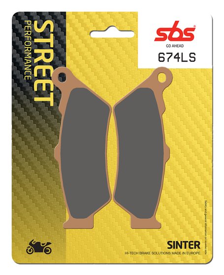 NT 650 V DEAUVILLE (1998 - 2001) brakepads sintered rear | SBS