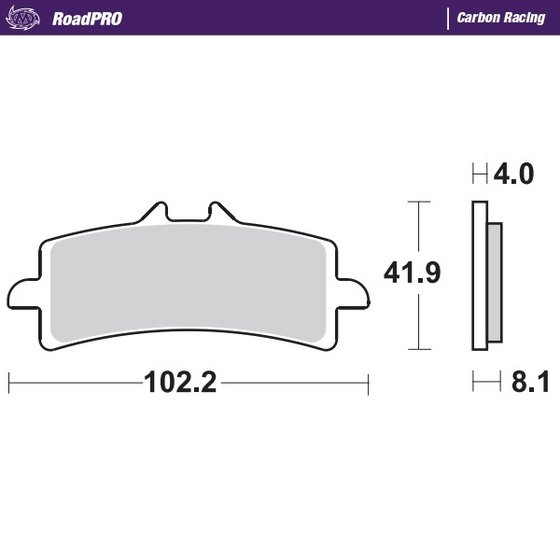 CBR 1000 RR (2004 - 2021) carbon racing brake pads | MOTO-MASTER