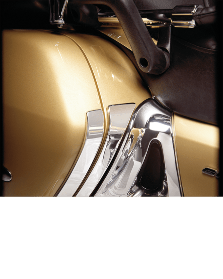 GL 1800 GOLD WING (2001 - 2017) chrome scuff plates for gl1800 | SHOW CHROME