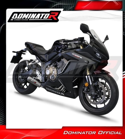 CBR 650 (2019 - 2023) full exhaust system silencer gp | Dominator