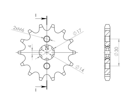 MONKEY Z 125 (2019 - 2023) supersprox / jt front sprocket 249.15 | Supersprox