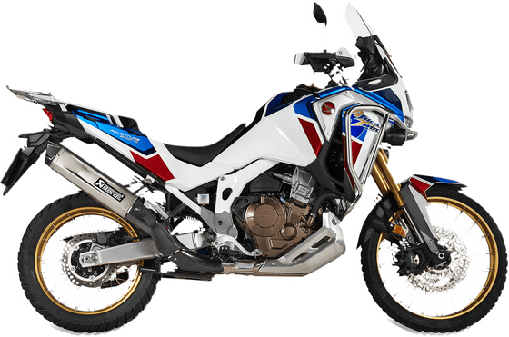 CRF 1100 L AFRICA TWIN (2020 - 2022) ti muffler for crf1100l / adventure sport | AKRAPOVIC