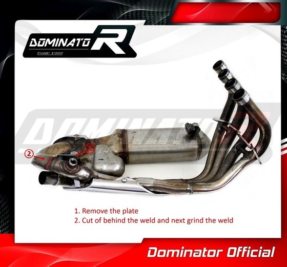 CBR 600 F (2011 - 2015) exhaust cat eliminator decat | Dominator