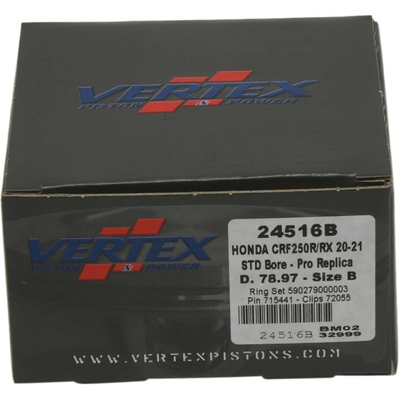 CRF 250 R (2020 - 2021) forged replica piston kit | Vertex