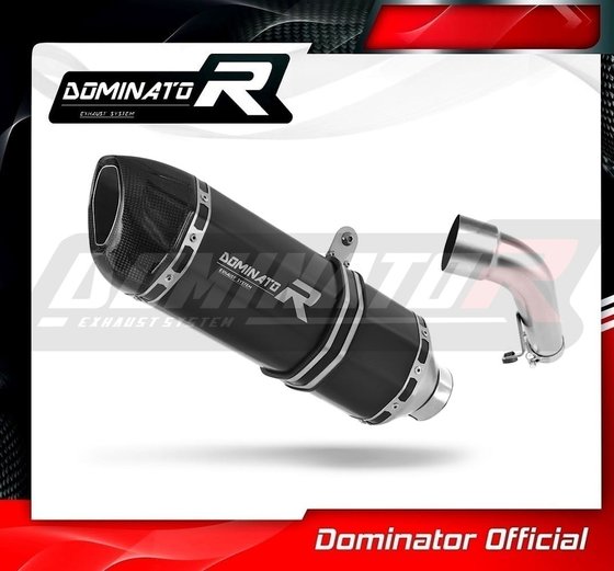 VFR 800 F (1998 - 2001) exhaust silencer muffler hp1 black | Dominator