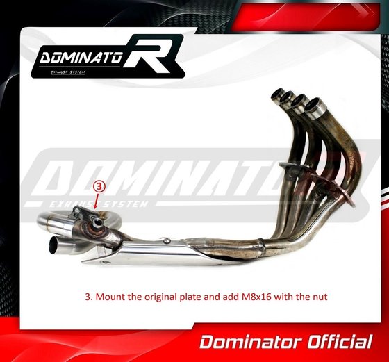 CBR 600 F (2011 - 2015) exhaust cat eliminator decat | Dominator