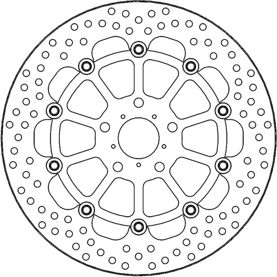 CB 500 X (2016 - 2021) halo floating brake rotor | MOTO-MASTER