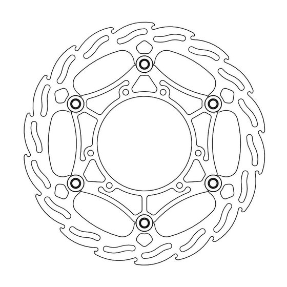 CRF 250 L (2012 - 2015) flame floating front brake rotor | MOTO-MASTER