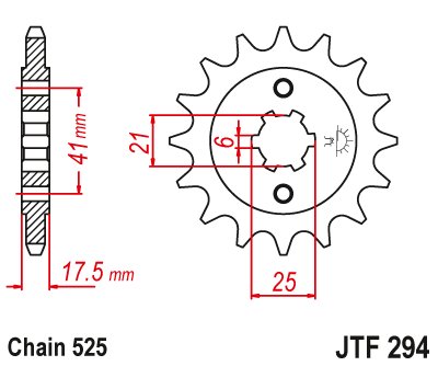 CBR 400 RR (1988 - 1989) steel front sprocket | JT Sprockets