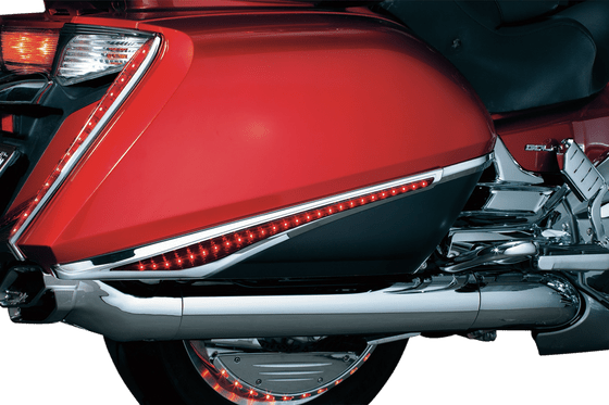 GL 1800 GOLD WING (2012 - 2017) led saddlebag accent swoops chrome | KURYAKYN