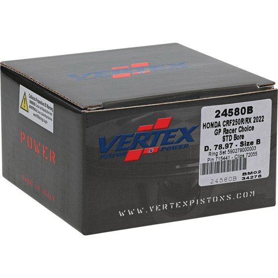 CRF 250 R (2022 - 2023) forged gp racer's choice piston kit | Vertex